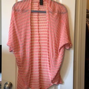 Pink striped Cardigan